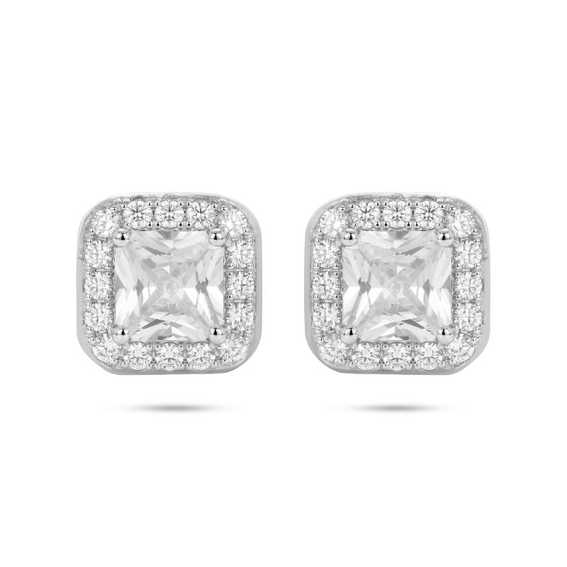 Square Halo – עגילים צמודים מרובעים