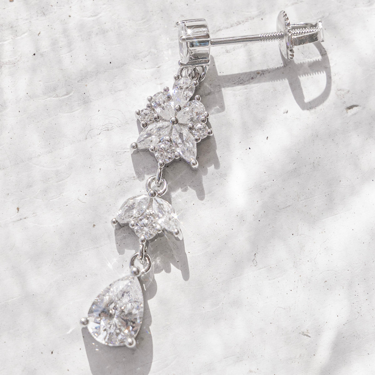 Sposa Petal Cascade Earrings