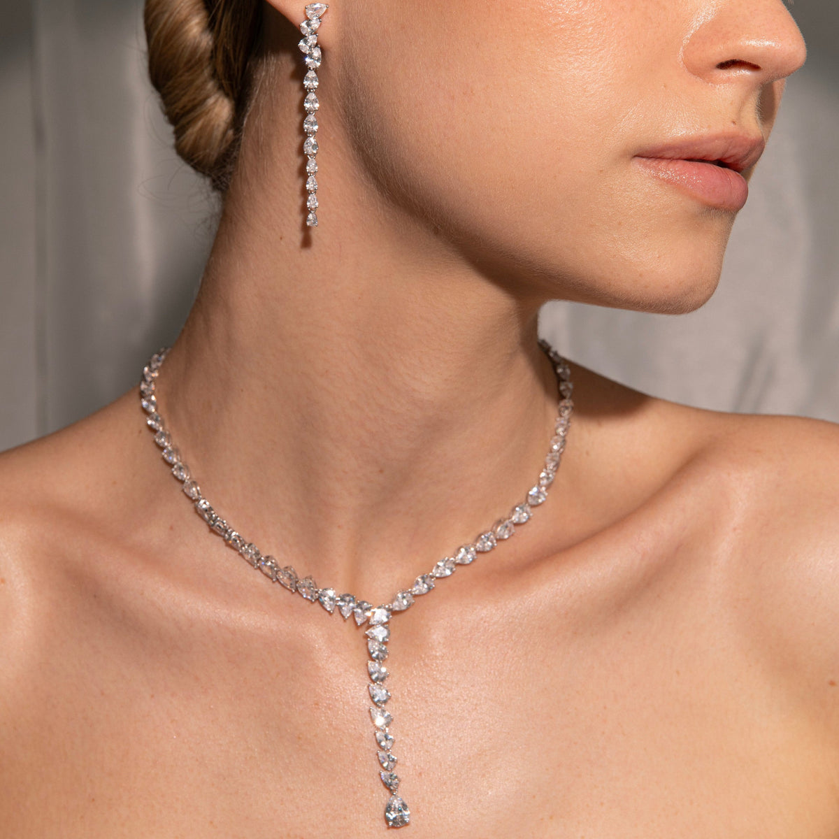 Aura Pear Drop Necklace