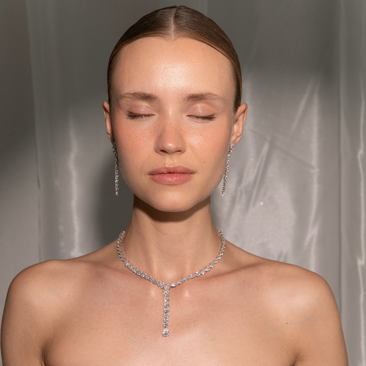 Aura Pear Drop Necklace